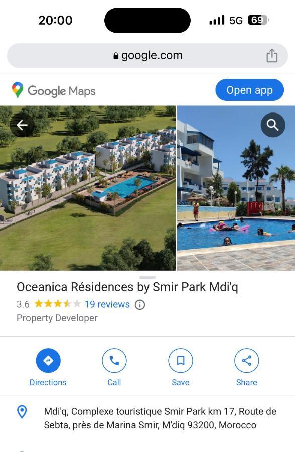 Smir Park Apartment Mdi'Q , Marina Smir, Oceanica Esterno foto